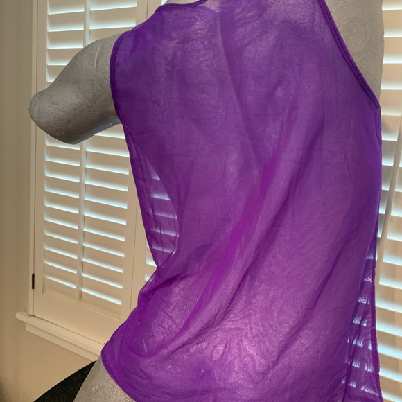 Expo Tank - See-Thru Mesh B070 - Purple - Picture 2 of 4